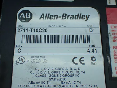 USED ALLENBRADLEY 2711T10C20