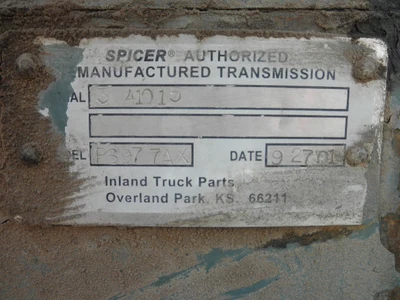 USED SPICER PS97 7AX