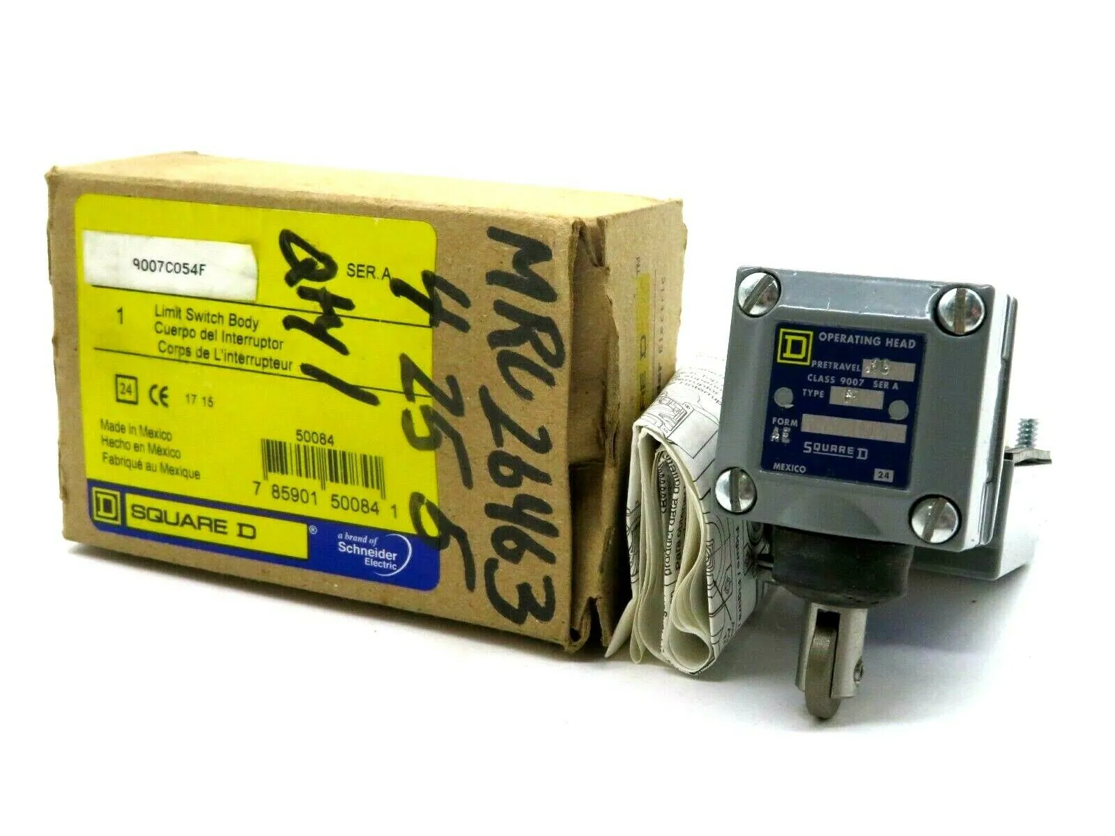 NEW SQUARE D 9007CO54F LIMIT SWITCH BODY SERIES A 9007CO54