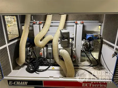 Used 2019 E-CHAIN ECT-48S ANGULAR DOUBLE END-TENONER LINE Woodworking Tenoners Ontario CA | Taurus Craco Machinery Inc #1314188