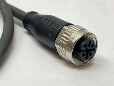 USED BALLUFF DOUBLE-ENDED CORDSET M12 M/F 1M BCC M415-M415-3A-312-PX0534-010