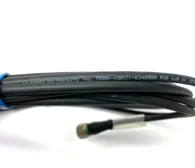 USED MURRELEKTRONIK EOL CORDSET M12 MALE 0° TO FEMALE 0° A-COD.