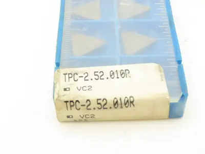Valenite TPC-2.52.010R VC2 Box of 10 Carbide Inserts TPMR 2.522  Lot of 40