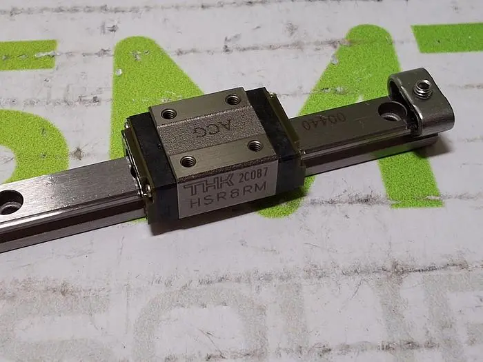 THK HSR8R1UUM+375LM LINEAR GUIDE RAIL ASSEMBLY - NEW