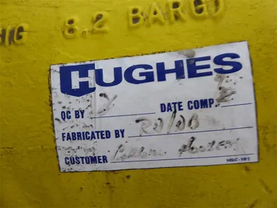 NE-C Series 16" Hytork Actuated Wafer Valve Assembly Used