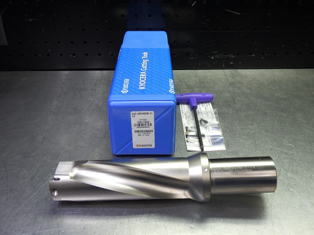 Kyocera 46mm Coolant Thru 3XD Magic Drill 40mm Shank S40-DRV460M-3-14 (LOC3515)