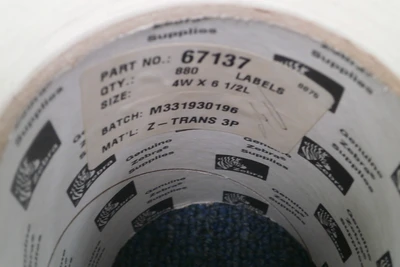 NEW ZEBRA 67137 LABELS