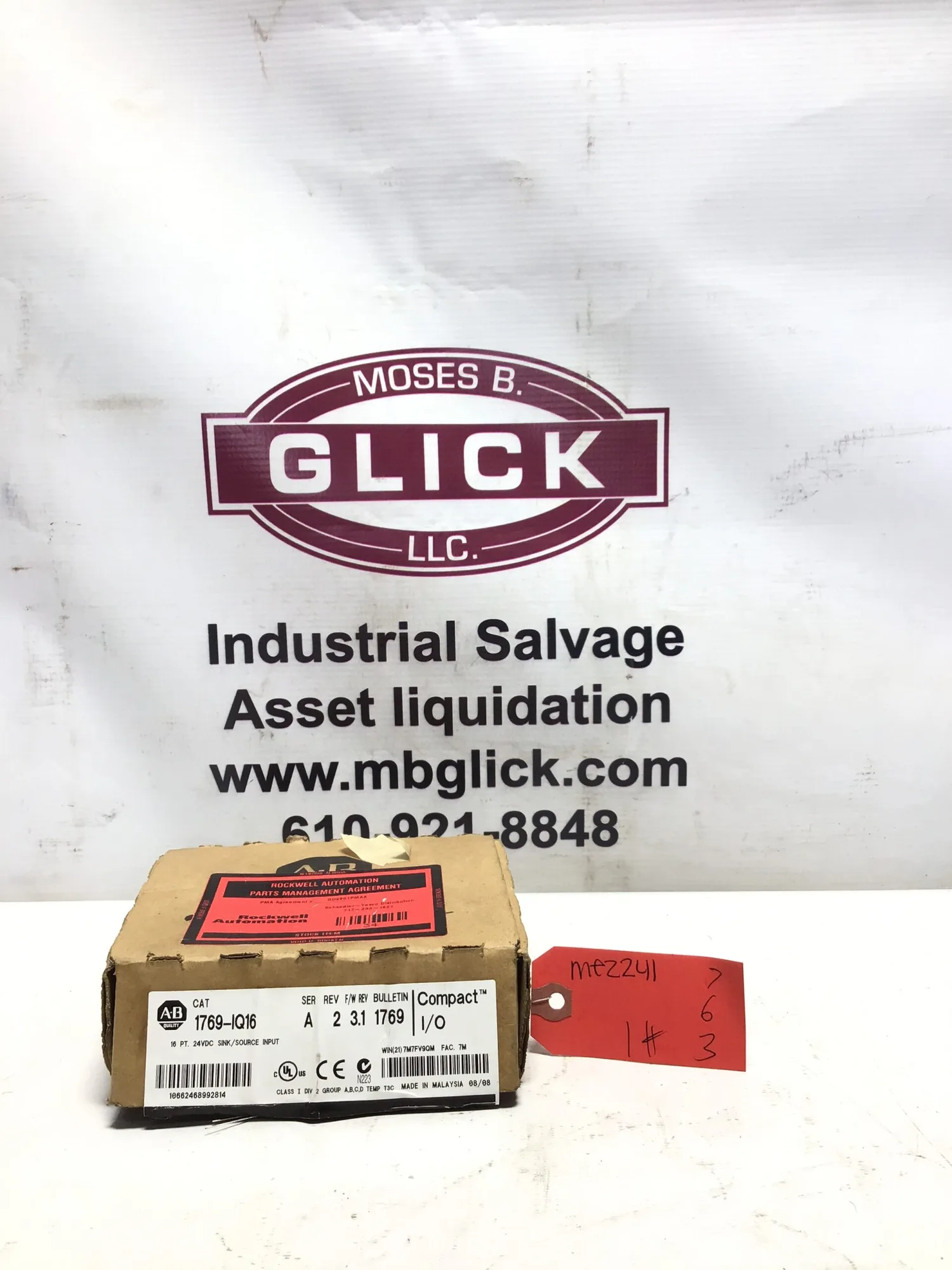 Allen-Bradley 1769-IQ16 COMPACT 24V dc/sink source input module