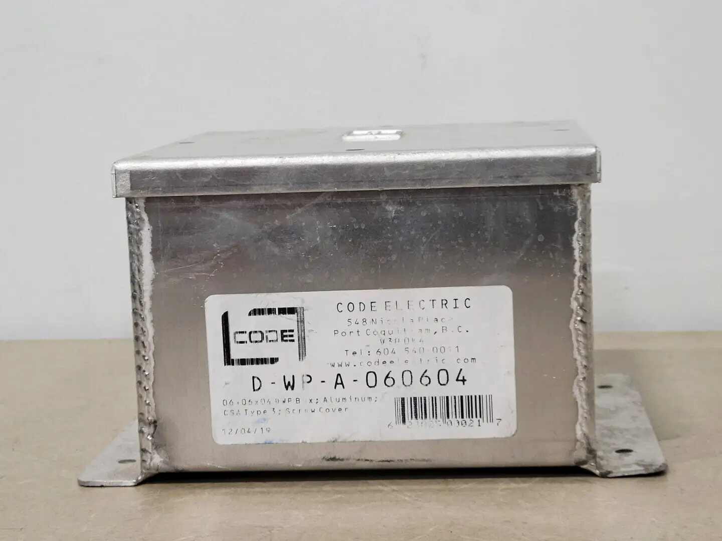 USED 2019 CODE ELECRTIC D-WP-A-060604
