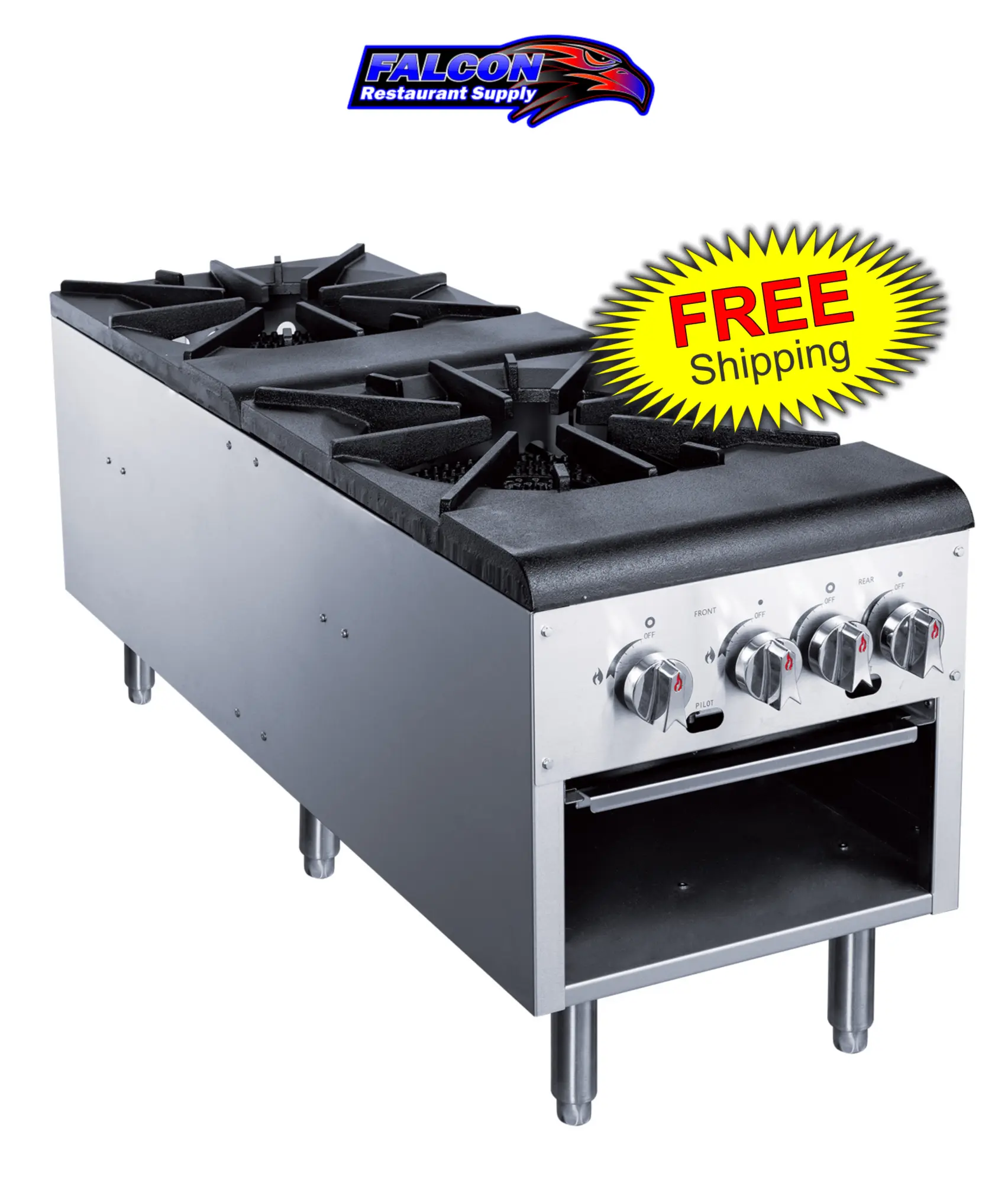 New | in-Stock Dukers New Dukers DCSPA2 Stock Pot Range Commercial Ranges Illinois US | Falcon Restaurant Supply #1376313