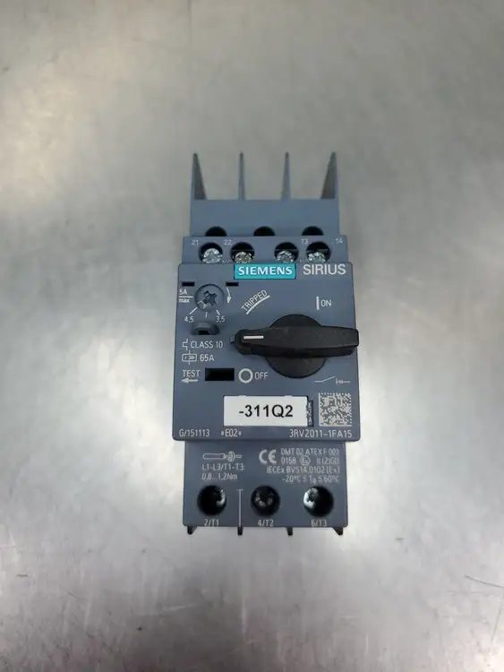 Used Siemens 3RV2011-1FA15 SIRIUS CIRCUIT BREAKER Circuit Breakers South Carolina US | Palmetto Automation #1155704