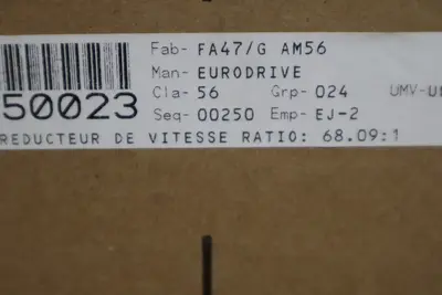 NEW SEW EURODRIVE FA47/G AM56 GEAR REDUCER 150.06:1 - STOCK SGF113