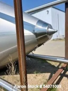 Used Berlie-Falco 304 Stainless Steel Tank | 11,359 Gallon | Dish Top | Cone Bottom | 33' H | Built 2016