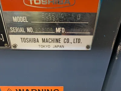 Used 1999 TOSHIBA EC65V10-1.5B Injection Molding Machines California US | Machinery Network #1492294