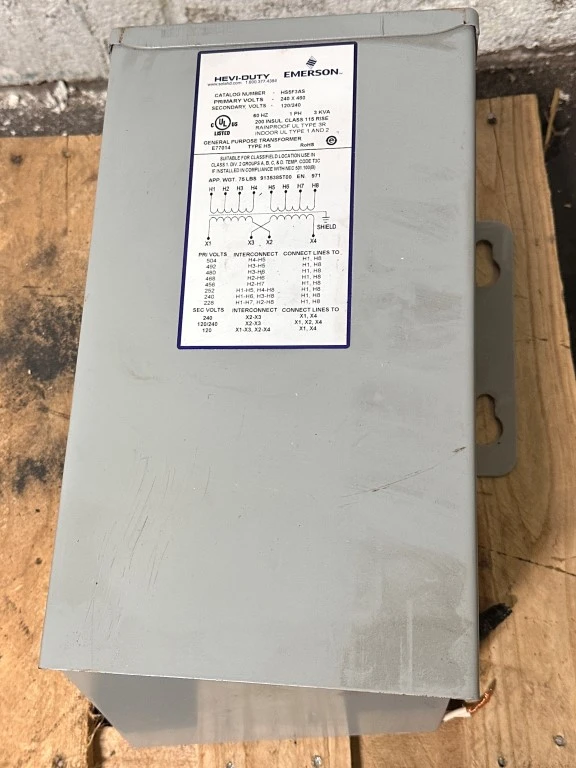 HEVI-DUTY 3KVA TRANSFORMER