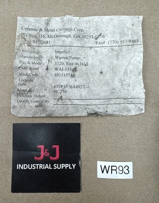 NEW Warren 657P1576A802T-1