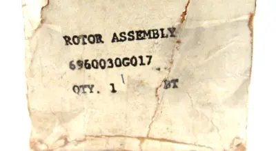 NEW GENERAL ELECTRIC 6960030G017 ROTOR ASSEMBLY FOR CR2962-G