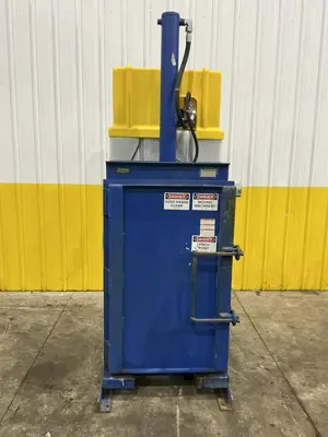 55 GALLON DRUM VESTIL HYDRAULIC CRUSHER & COMPACTOR, MODEL #WBB3147055: YOBRO #24913