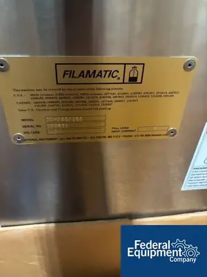 Used Filamatic Filamatic EconoFIL Inline Fill Filling Line, Model DAB-5 Bottle Fillers Washington US | Federal Equipment Company #1337723