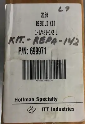 HOFFMAN SPECIALTY 699971 MAIN VALVE BODY REBUILD KIT 1-1/4 & 1-1/2L. Loc.Wall