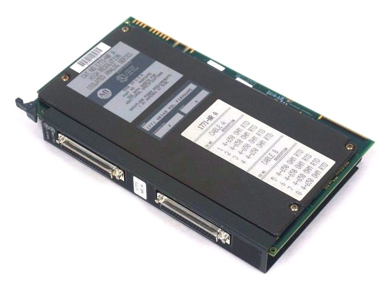 ALLEN BRADLEY 1771-NR HIGH RESOLUTION ISOLATED ANALOG MODULE F/W REV. F, SER. A