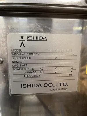 USED ISHIDA ISHIDA CHECK WEIGHER DOCS-11-030-SB/CR-1 STAINLESS STEEL