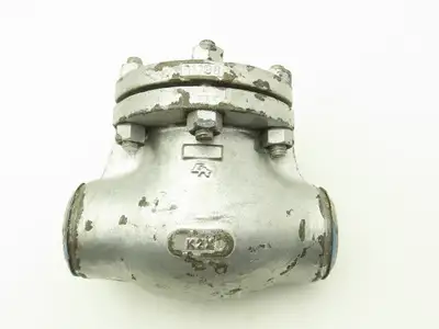 Powell 2-1/2 1561 N WE Swing Check Valve 2-1/2" Butt Weld Carbon Steel Class 150