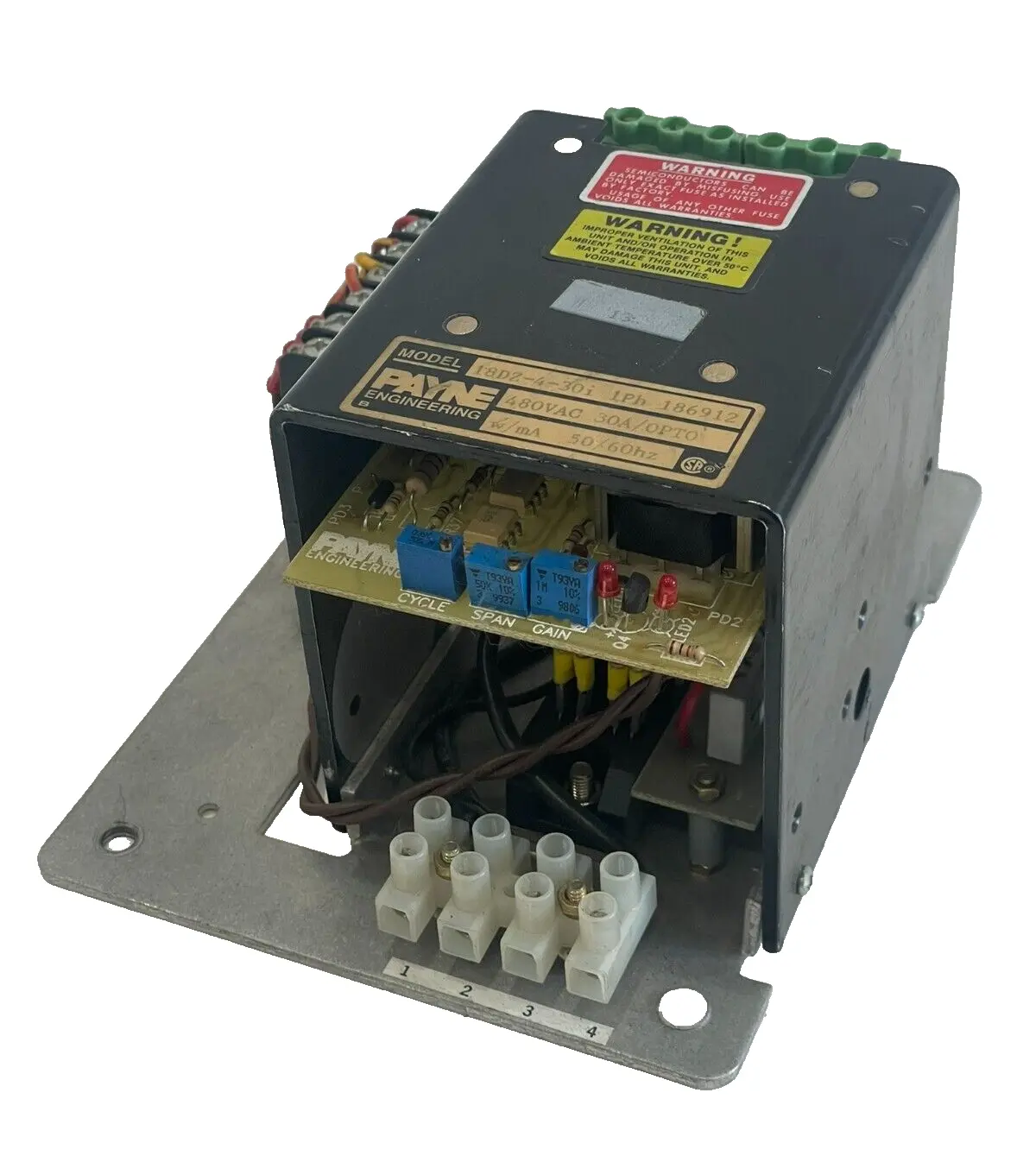 USED PAYNE ENGINEERING 18DZ-4-30 AIR POWER CONTROL 18DZ430