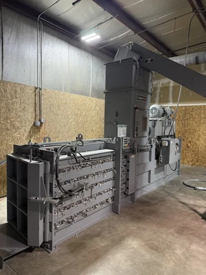20" Wide Allegheny Shredder & Baler System, New In 2021