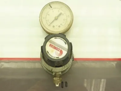 Concoa 6242412 Laser Gas Supply Regulator Panel Helium Nitrogen Carbon Dioxide