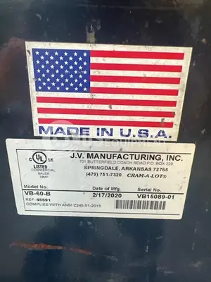 USED 2020 JV MANUFACTURING BC-60-B VERTICAL