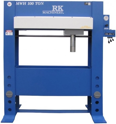 RK HYDRAULIC H-FRAME PRESS, MODEL HFP-100T XW