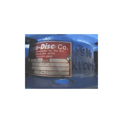 UNUSED 3" ROTO-DISC VALVE WITH HAND LEVER