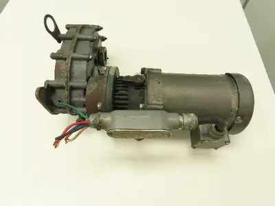 Hub City Mod.52E Style 9112 15.69:1 Ratio Gear Reducer .5hp Motor w/Brake 110rpm