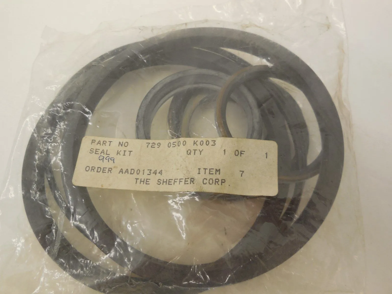 NEW SHEFFER 729-0500-K003 SEAL KIT 7290500K003
