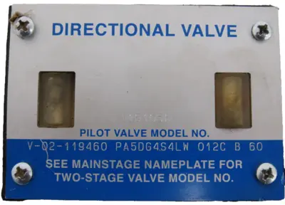 V-02-119460 PA5DG4S4LW DIRECTIONAL CONTROL VALVE V02119460