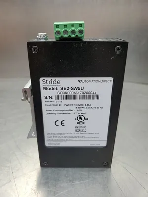 STRIDE SE2-SW5U HW Rev. V1.10 Ethernet Switch by Automation Direct. 3D-6