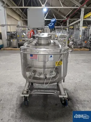 USED Precision 250 Liter Precision Stainless Reactor, 316L S/S, 45/100#