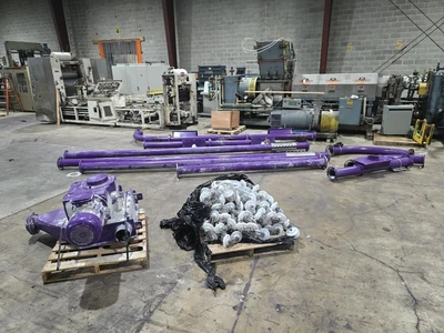 6" Diameter Hapman TubePro™  Drag Conveying System, 15 HP, New In 2020