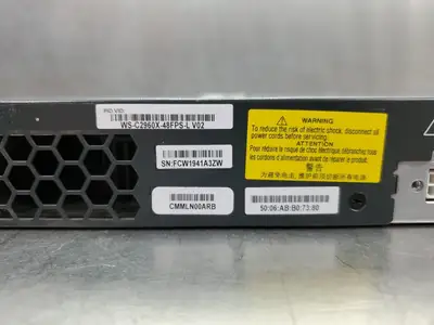 USED Cisco WS-C2960X-48FPS-L V02