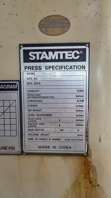 USED 1999 STAMTEC S2-400