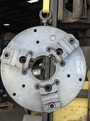 BUCK 15" 3-JAW A-8 MOUNT WITH D-11 BACKPLATE Chucks Used 3-Jaw | N & R Machine Sales (1)