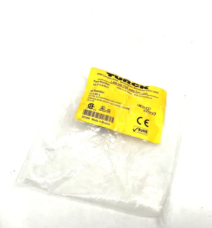 New | in-Stock Turck FK FS 4.4/M12 Electrical Fittings Michigan US | Maverick Industrial Sales #1402550