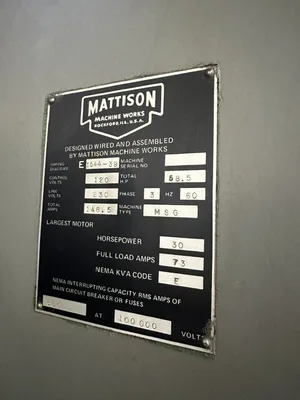 Used MATTISON 30" X 72" Reciprocating Surface Grinders Michigan US | Seminole Machinery #1452509