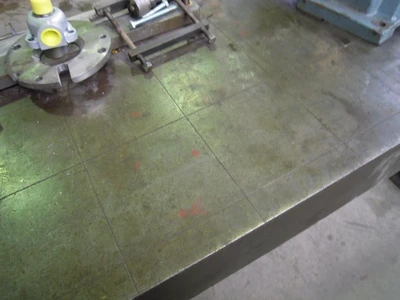 USED ZM WELDINGTABLE 1300 X 4200MM