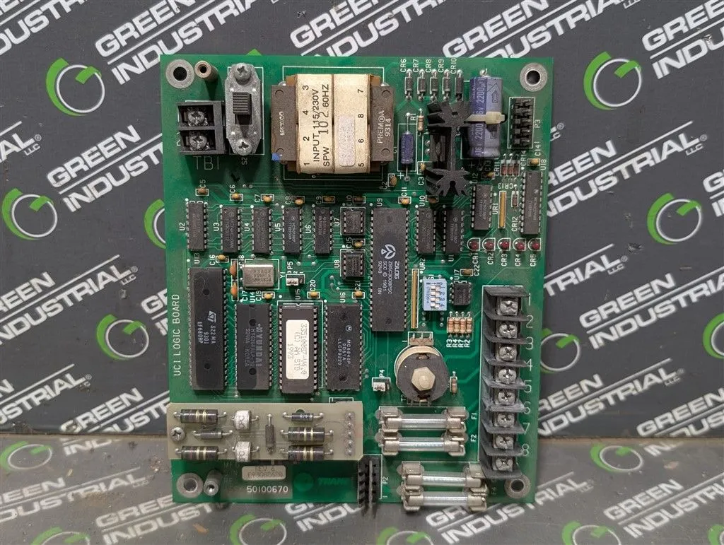 Trane 50100670 UCI Logic Board 34103086 Rev. 6 Used