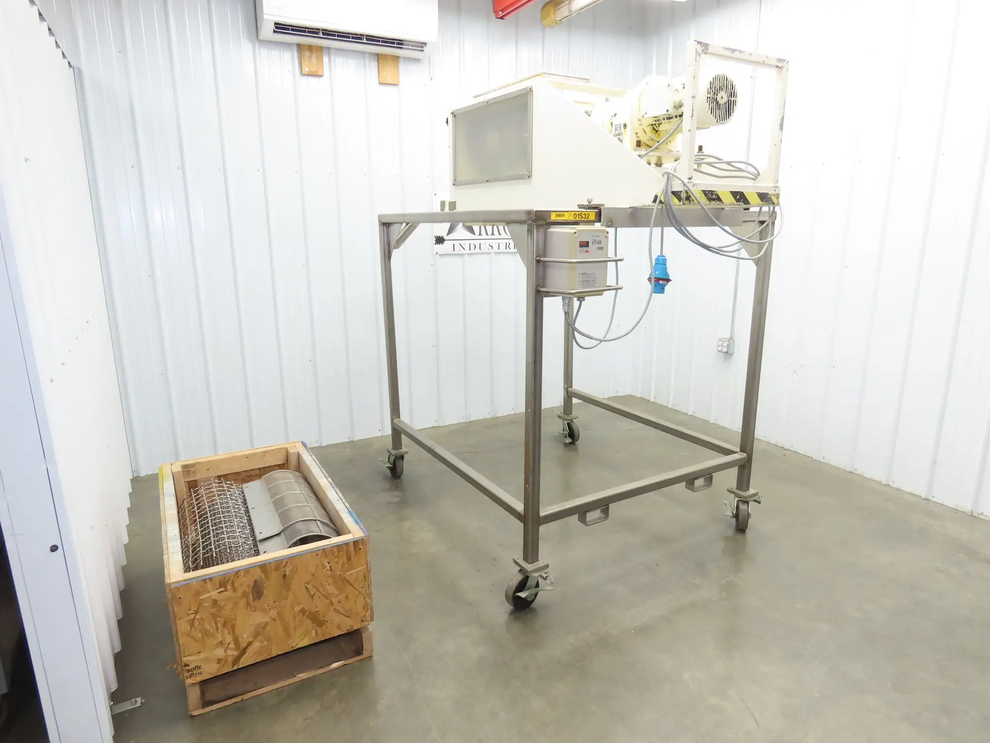 Jantec Food Grade Rotary Granulator Sifter Cereal Sizer Janasizer Conveyor 3PH