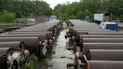USED BLACK CLAWSON DRYER CAN SECTION