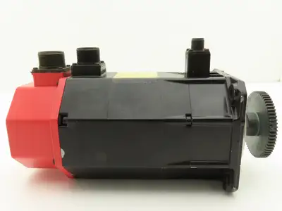 Fanuc A06B-0123-B175 AC Servo Motor 0.9kW 127V 3Ph 3000RPM Encoder A8600360T201
