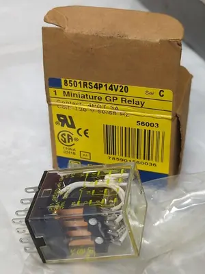 New | in-Stock SQUARE D 8501-RS4P14V20 Miscellaneous Equipment (Electrical & Power) | Surplus Asset Holdings #1199894